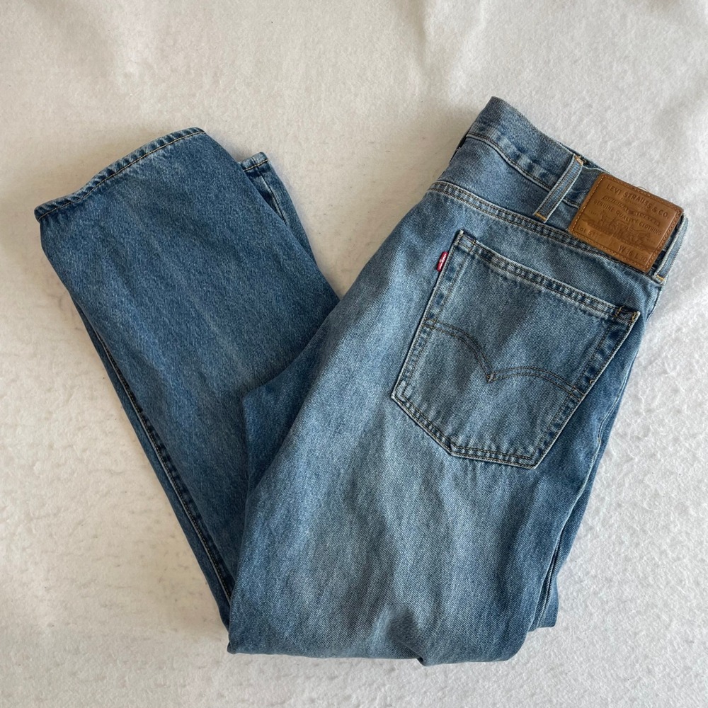 Levi's 517 Bootcut Jeans Mens 36x30 Blue Premium Denim Red Tab